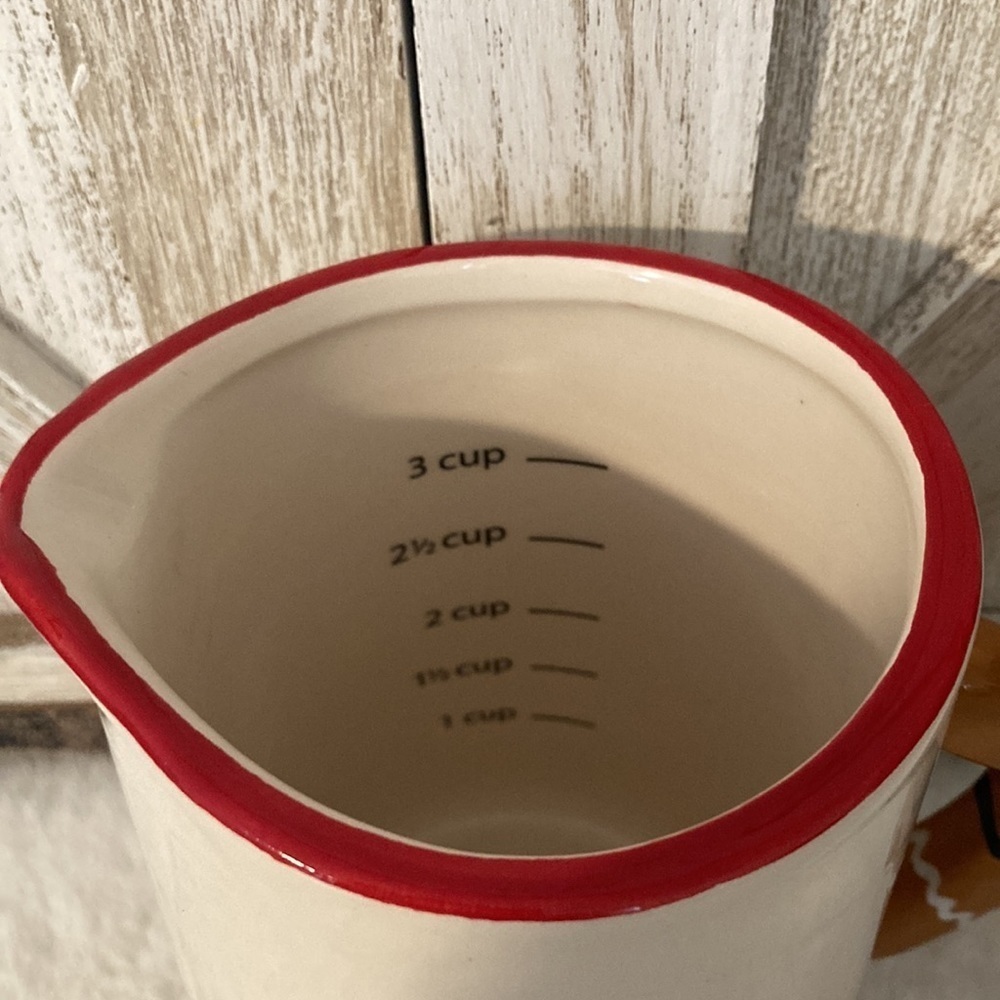 Ceramic Gingerbread Measuring Pitcher - Picture 4 of 7